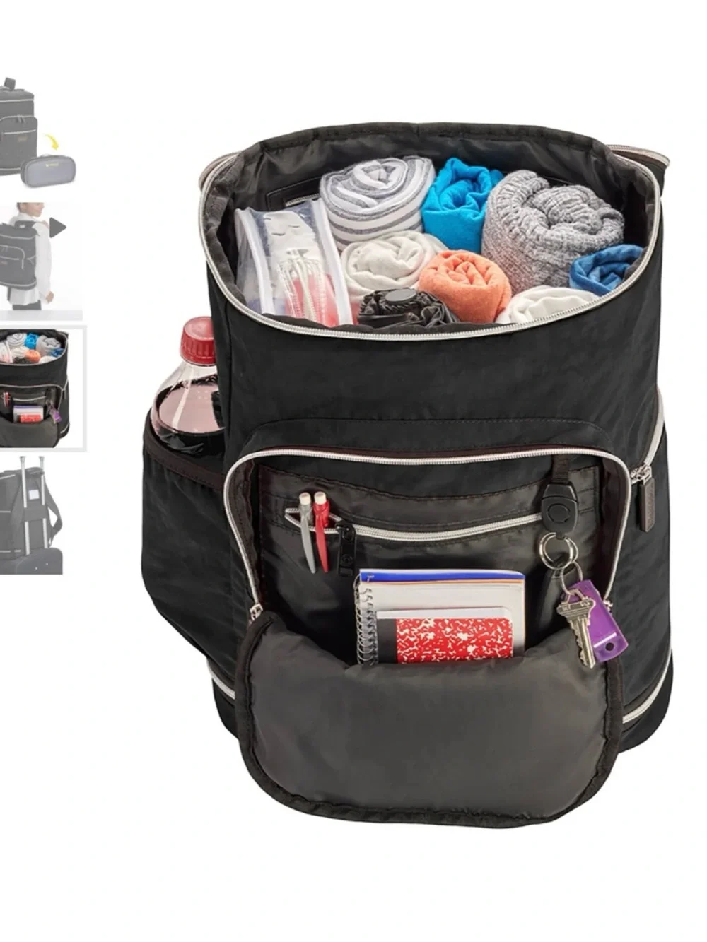 Biaggi Purple Convertible Backpack.